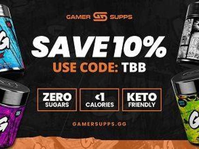 Save 10% on GamerSupps GG Energy – Use Code TBB