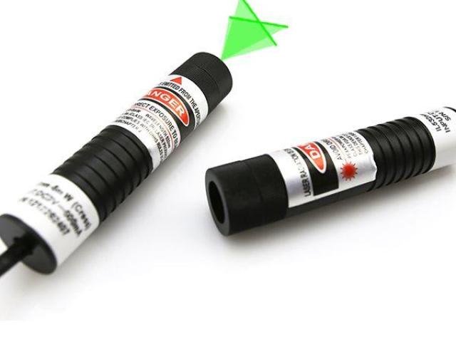 High Brightness 515nm Green Cross Line Laser Module for Precise Seam Alignment