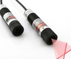 Precisely Aligned 635nm Red Cross Line Laser Module for Wood and Stone Processing