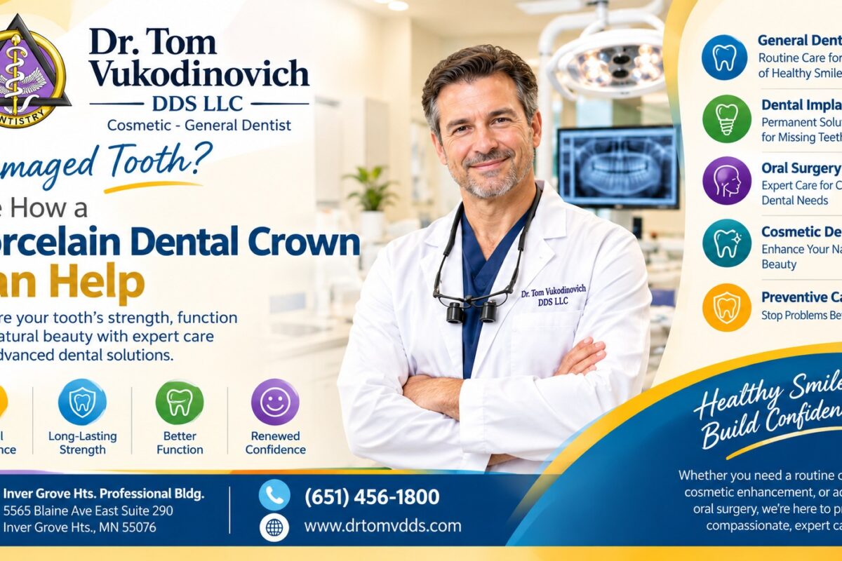 Give Your Smile a Fresh Look With a Porcelain Dental Crown 1 450 kb drtom9