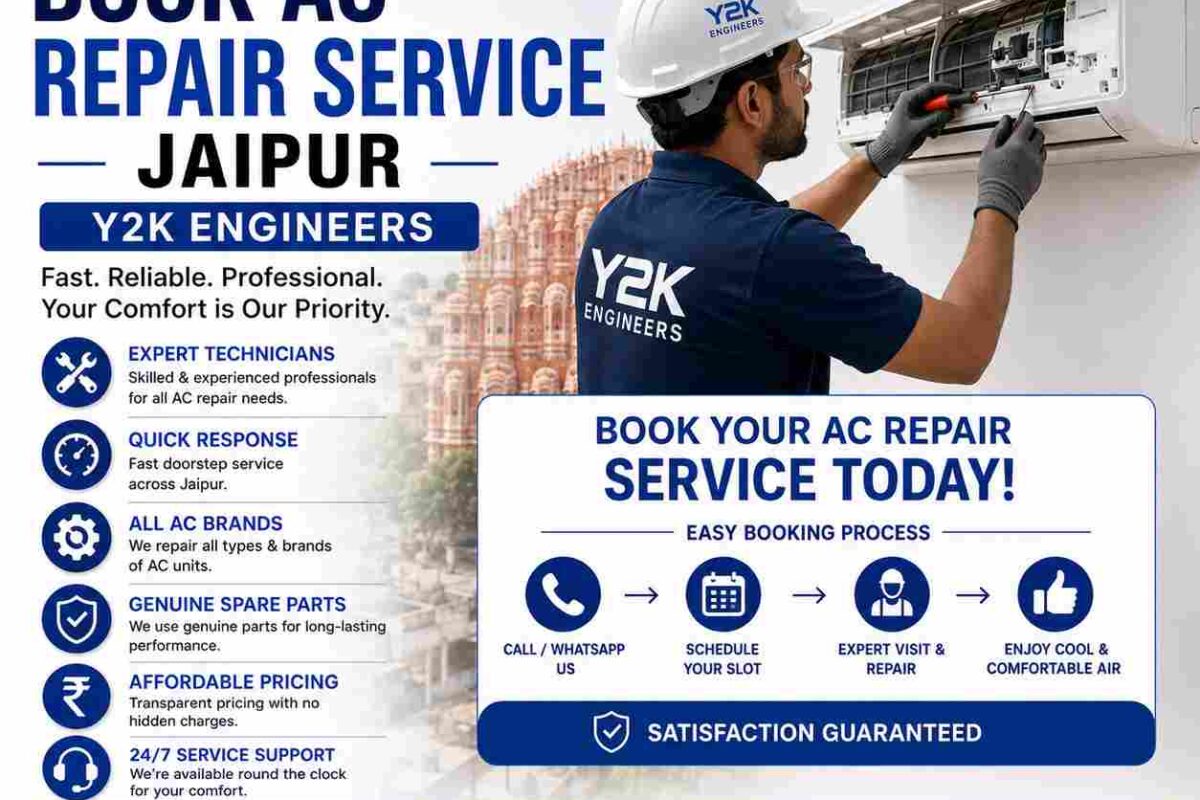 Book AC Repair Service Jaipur at Y2K Engineers