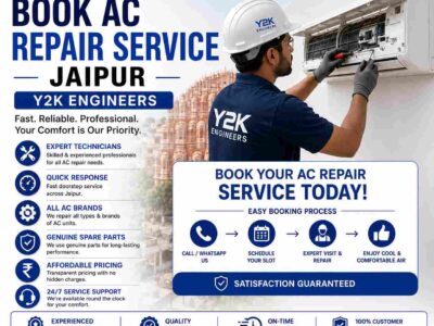 Book AC Repair Service Jaipur at Y2K Engineers
