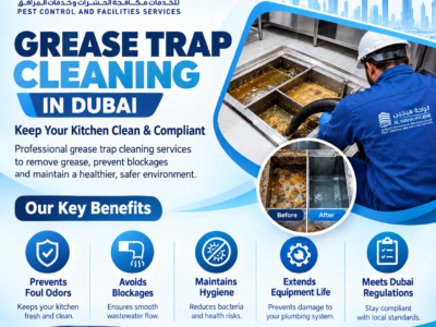 Slow Kitchen Drain? Grease Trap Cleaning Dubai – +971 56 695 2225 10 grease trap cleaning dubai