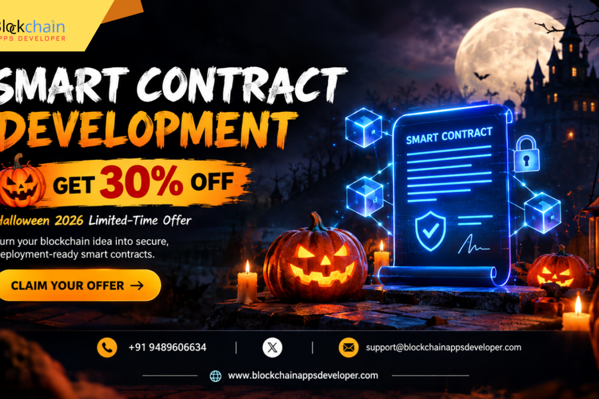 Build Custom Smart Contracts with 30% OFF – Halloween 2026 1 smart contract offer