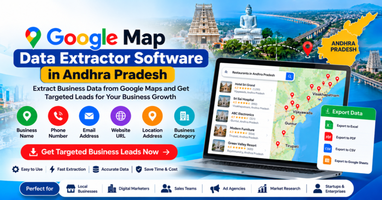 Google Map Data Extractor Software in Andhra Pradesh