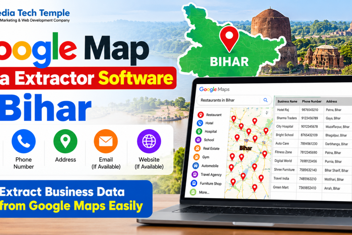 Google Map Data Extractor Software in Bihar