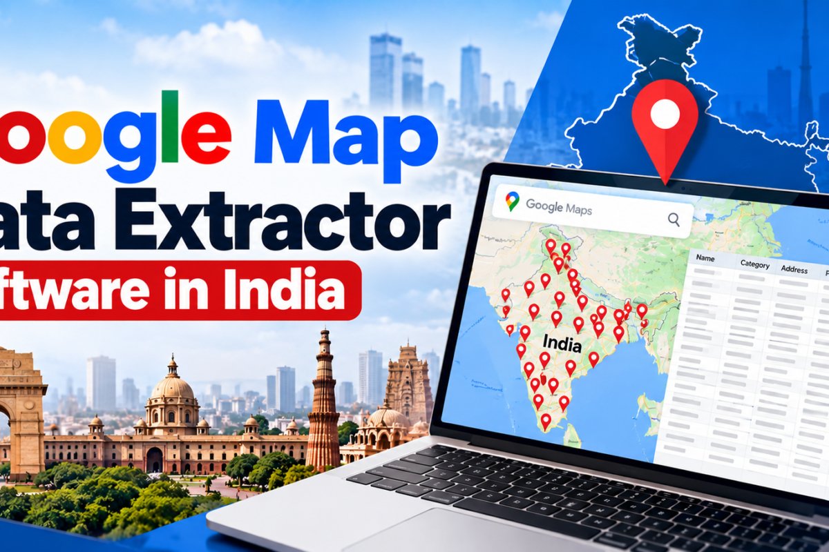 Google Map Data Extractor Software in india