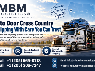Door to Door Cross Country Car Shipping With Care You Can Trust 10 MBM Logistics Across America Together