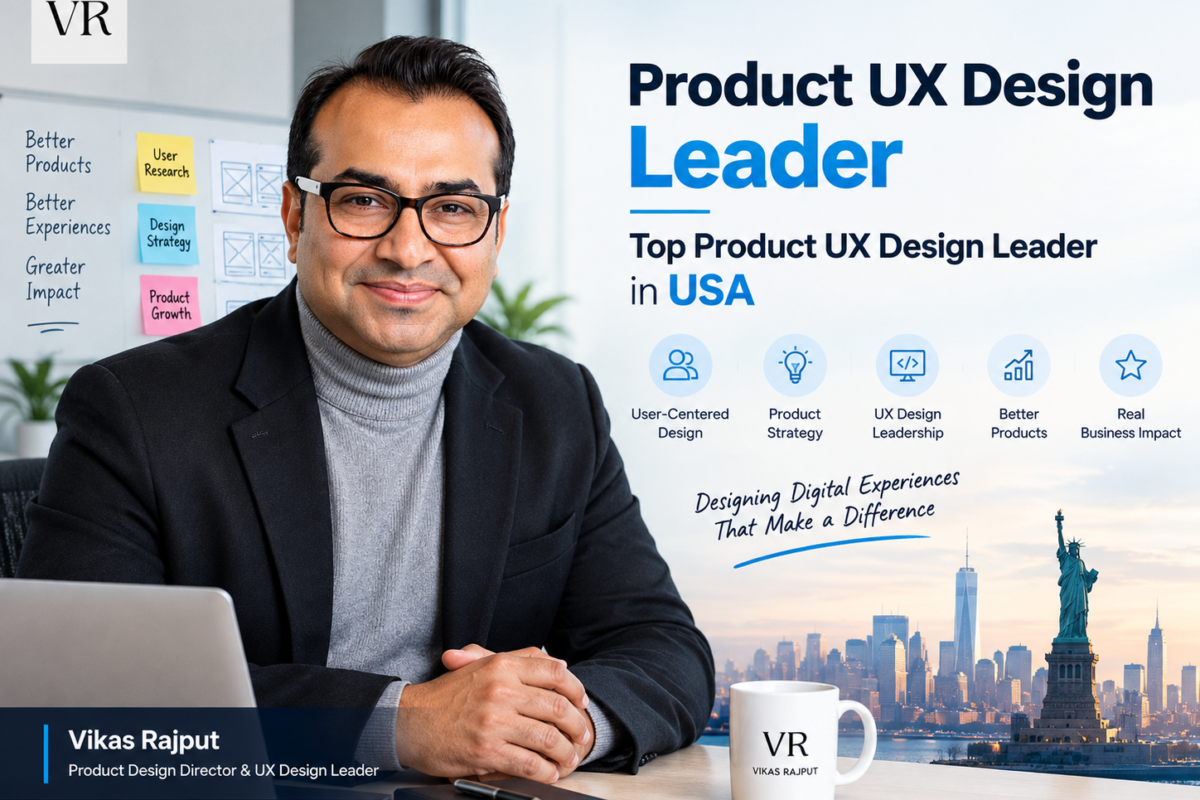 Vikas Rajput | Product Design Director & UX Design Leader USA 1 Product UX Design Leader Top Product UX Design Leader in USA