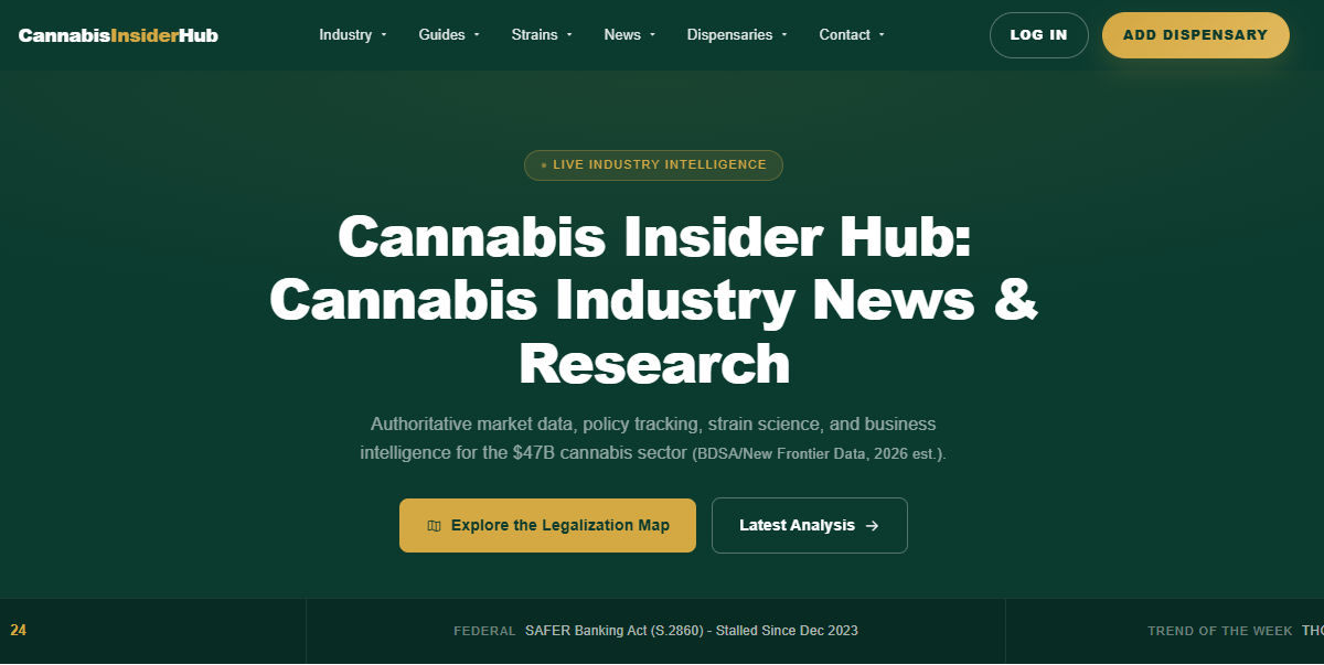 Cannabis Insider Hub 1 Screenshot 2026 10 12 122130