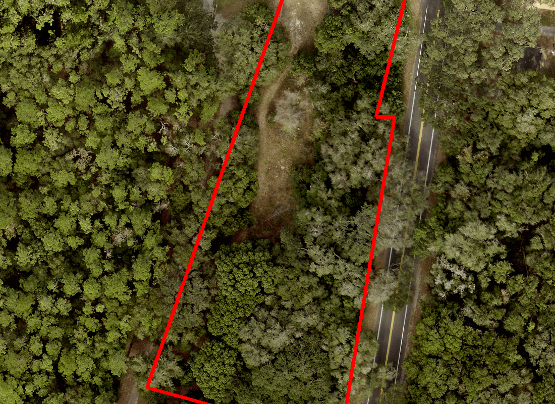 1.8-Acre Commercial C-2 Corner Lot — SR 19 at Demko Rd, Altoona FL — $235,000 — For Sale By Owner 1 corner lot aerial