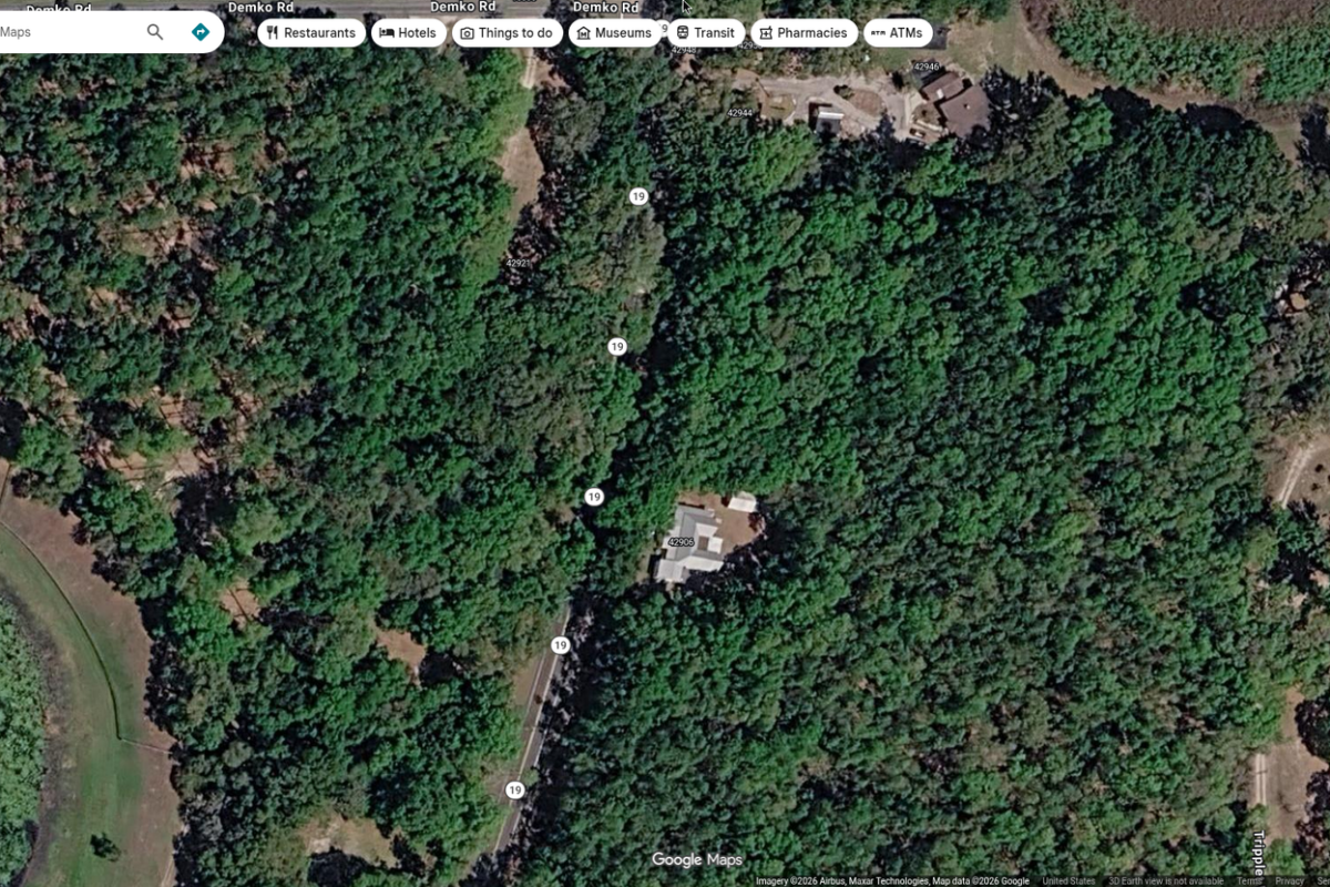 1.5-Acre Commercial Lot, Zoned C-2, SR 19 at Demko Rd, Altoona FL — $215,000 — For Sale By Owner 1 lot aerial