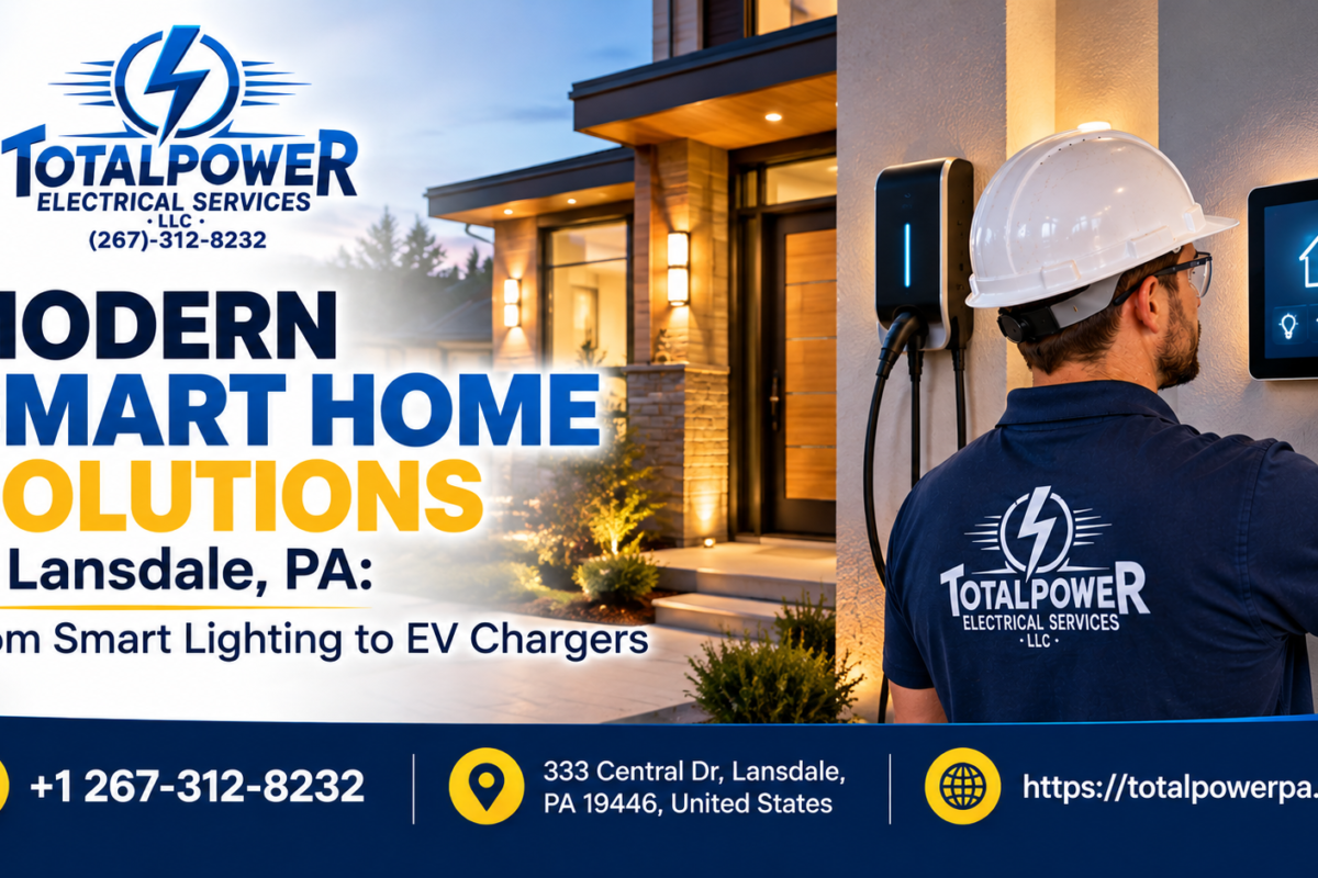 Modern Smart Home Solutions in Lansdale, PA: From Smart Lighting to EV Chargers 1 uifgio