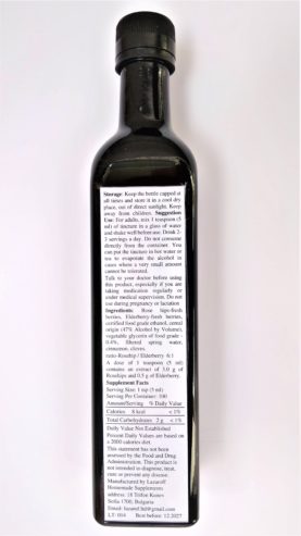 Rosehip & Elderberry Tincture