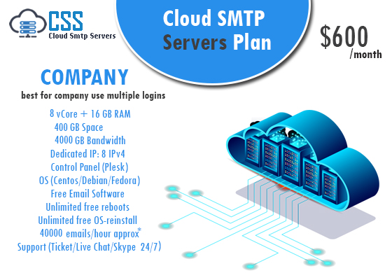 Cloud SMTP server is a bulk mail services provider.
