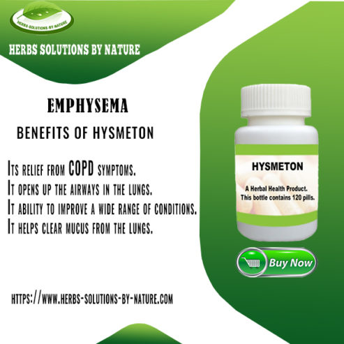 Hysmeton, Natural Treatment for Emphysema