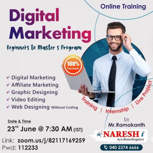 Attend Free Demo On Professional Digital Marketing in NareshIT