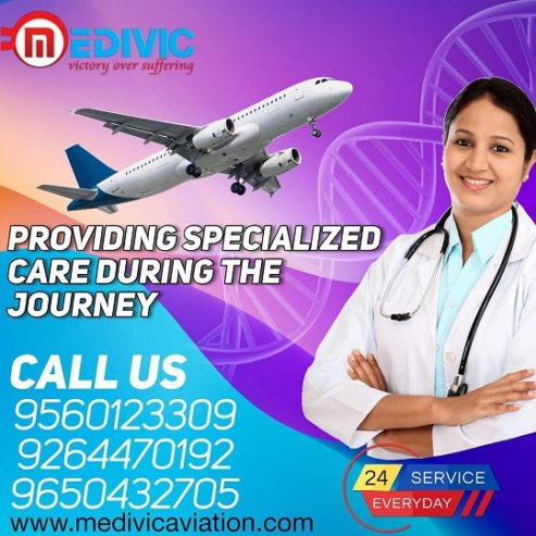 Grab Paramount Medical Amenities by Medivic Air Ambulance in Bangalore