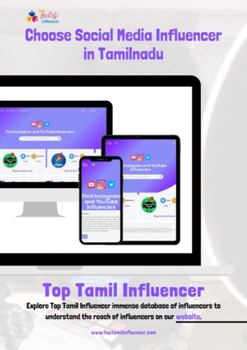 Top Youtubers in Tamil Nadu – TopTamilInfluencer
