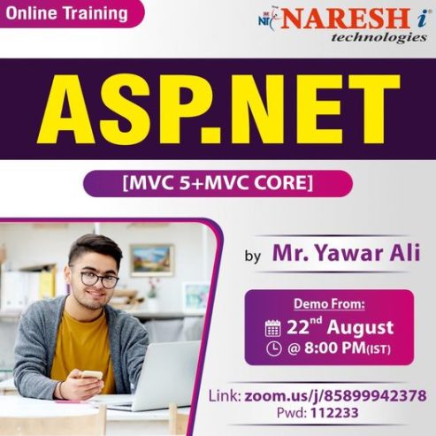 Free Demo On ASP Dot Net MVC 5+ MVC Core Course in NareshIT