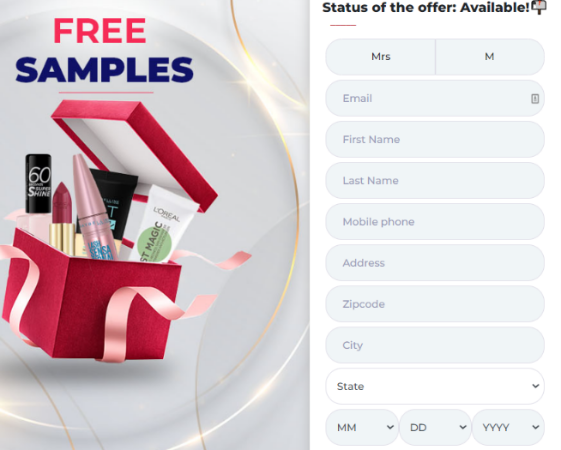 Want some cosmetic samples for free?