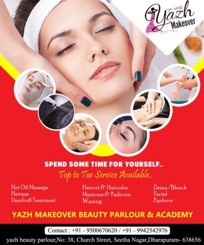 Yazh Modern Ladies Beauty Parlour in Dharapuram
