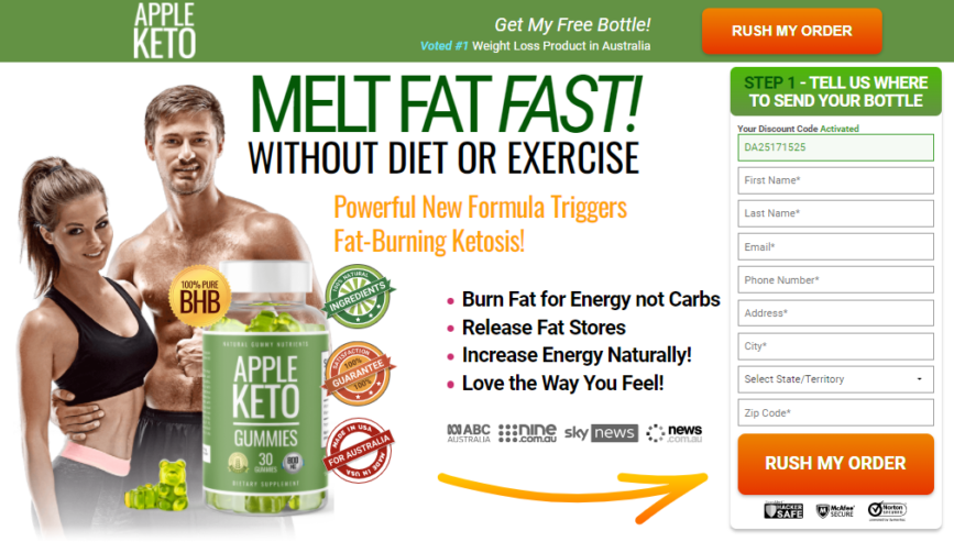 Apple Keto Gummies Australia