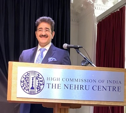 Sandeep Marwah Addressed at Nehru Centre London