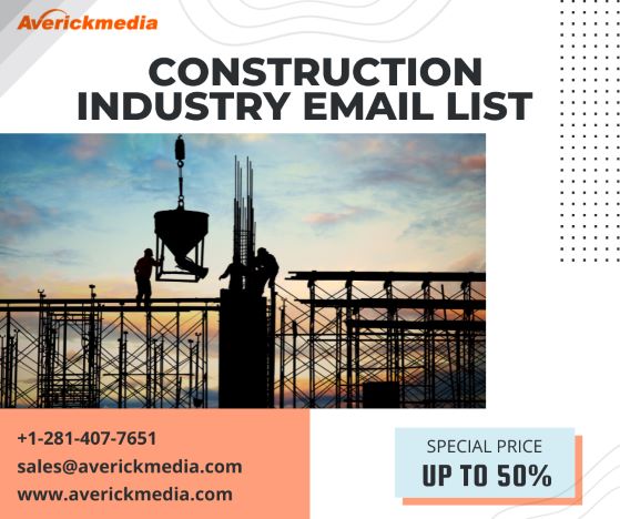 Buy AverickMedia’s 100% data privacy compliant Construction Industry Email List to grow and your business.