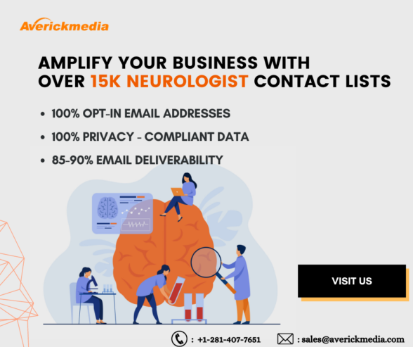 Grab your target audience with our 18K+ verified Neurologist Email list from AverickMedia.
