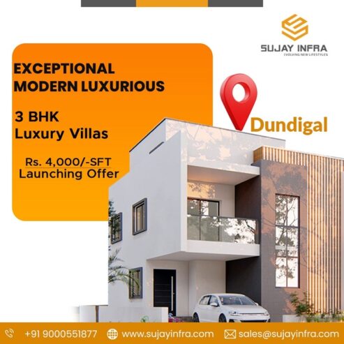 2 bhk apartments in bachupally | Sujay infra