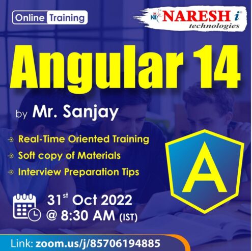 👉Attend Free Demo On Angular- 14 by Mr. Sanjay.