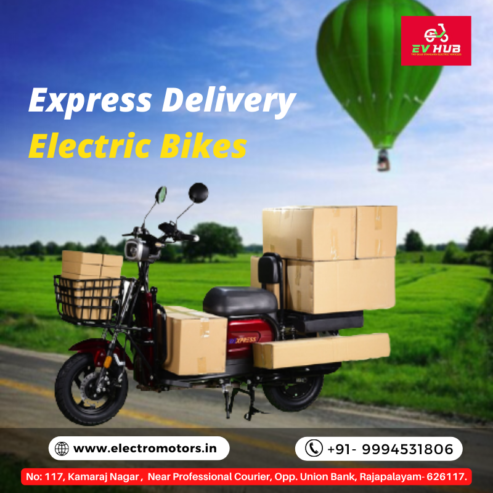Ev Hub Branded Electric Bike Showroom in Rajapalayam