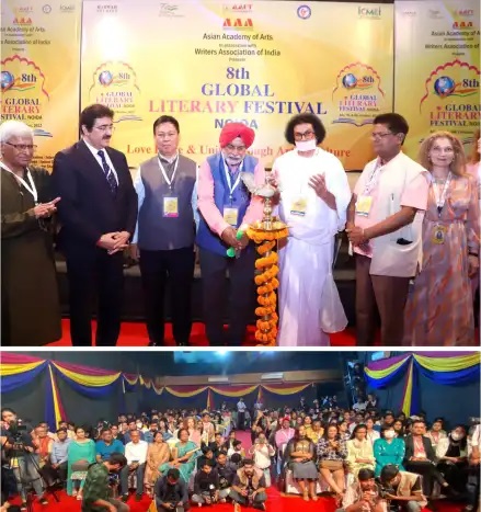Grand Opening of 8th Global Literary Festival Noida 2022