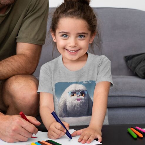 Yeti Mountain Toddler T-Shirt