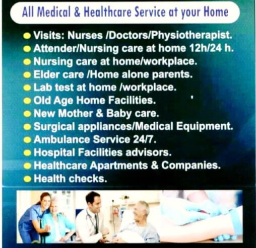 Health Care Services to Home – ECG test, , X-ray, Dental care