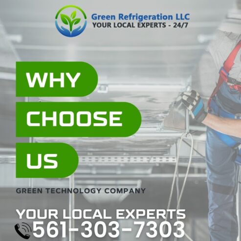 Contact Our Commercial Refrigeration Expert at Green Refrigeration LLC, Palm Beach