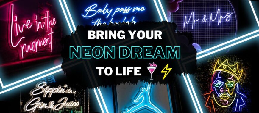 Shop Personalized Neon Signs | Light It Up Neon