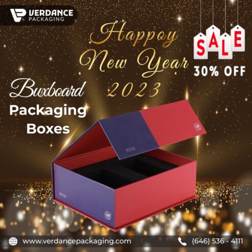 Grab 30% Discount On Bux Board Packaging Boxes As Happy New Year Offer – Verdance Packaging