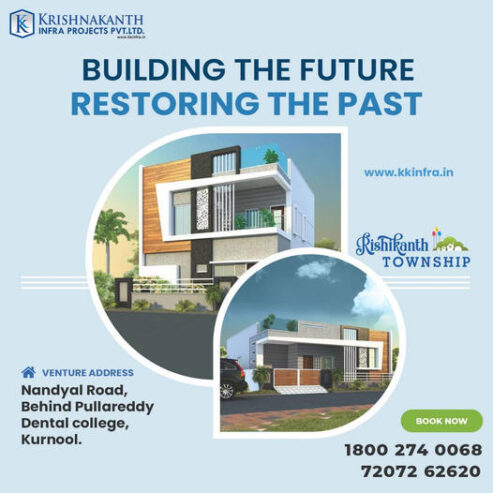 buy property in kurnool || Villas || Independent Houses || Commercial Complex || Buy || Krishnakanth Infra Projects