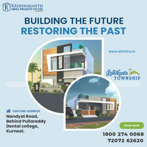 buy property in kurnool || Villas || Independent Houses || Commercial Complex || Buy || Krishnakanth Infra Projects