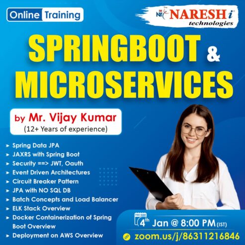 Attend Free Demo On Spring Boot & Micro Services by Mr. Vijay Kumar