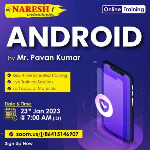 Attend Free Demo On Android by Mr. Pavan Kumar.