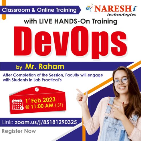 Attend Free Demo On DevOps by Mr. Raham.