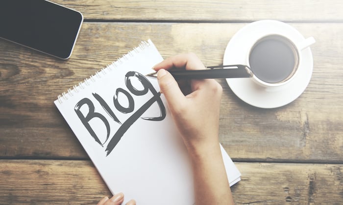 Blog writing