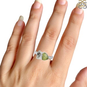 Buy Beautiful Moldavite Ring at Wholesale Price – Rananjay Exports