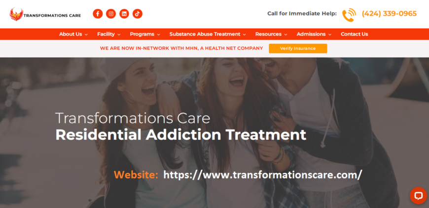 Residential Addiction Treatment Program by Transformations Care