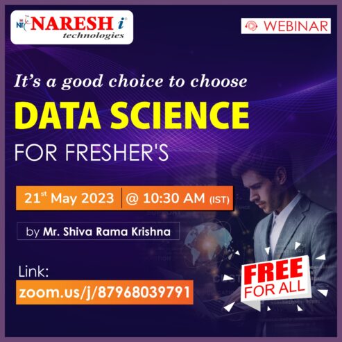 Free Online Webinar on Data Science For Fresher’s – NareshIT