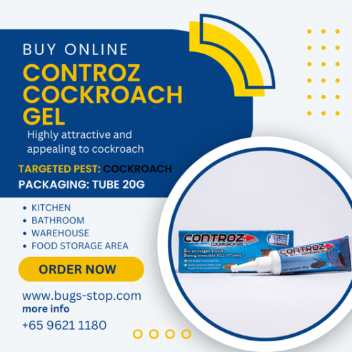 New Controz Cockroach Gel For Sale in Singapore