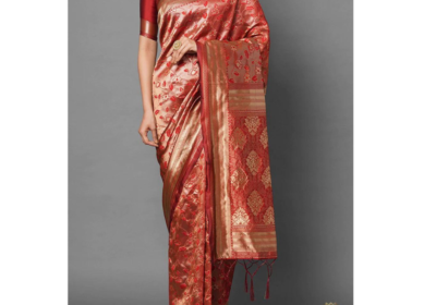 Tessa-Grey-Art-Silk-Ikat-One-Minute-Saree